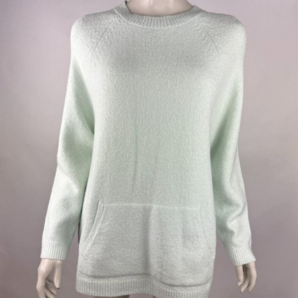 J Jill Cotton Pullover Sweater Women M NWT $89 Long Sleeve Crew Neck Pocket